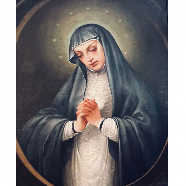 ALONSO CANO (Granada, 1601​ - 1667) Escuela Barroca Granadina del siglo XVII.    "Nuestra Se&ntilde;ora de la Soledad de la Victoria". 