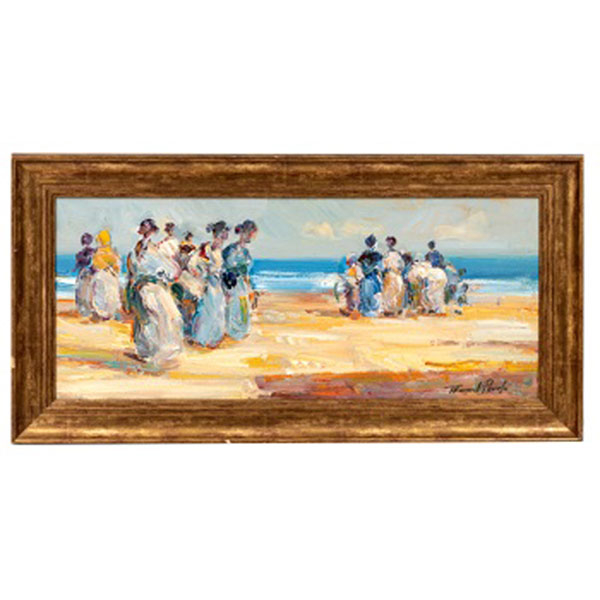 MANUEL  PARDO  (1955) &quot;Mujeres en la playa&quot;
