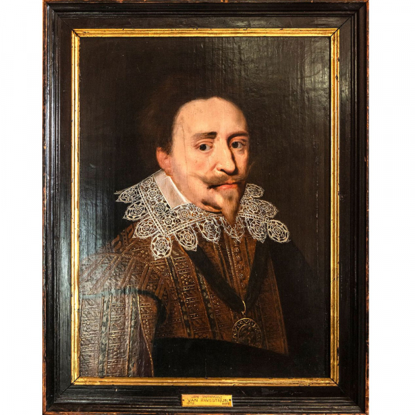 "Retrato del Principe Frederick de Orange" Siglo XVI atribuci&oacute;n a Jan Anthonisz Van Ravesteyn