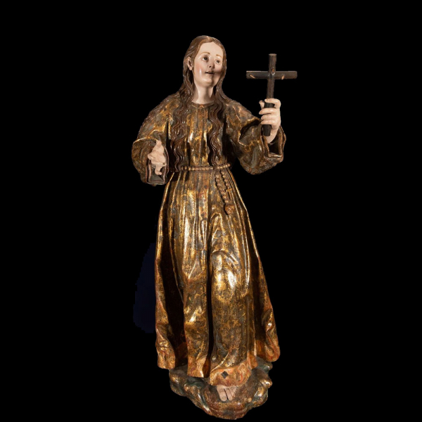 PABLO DE ROJAS (Alcalá la Real, 1549 – Granada, 1611) Atribuido "María Magdalena" Escuela Granadina del siglo XVI.   