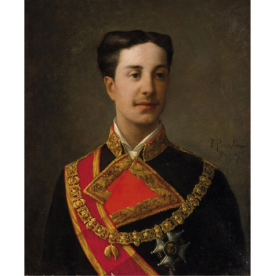 Francisco Sánchez Pescador. Retrato AIfonso XII