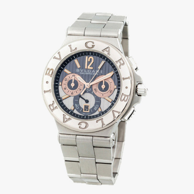 Reloj cron&oacute;grafo, cab., suizo BULGARI, Mod 'Calibro 303', Ref. DG42.SWG CH en oro blanco 18 K 