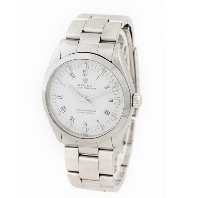 Reloj vintage, cab., suizo, ROLEX &#039;Oyster Perpetual&#039; Chronometer. Caja 35 mm y brazalete de acero.  