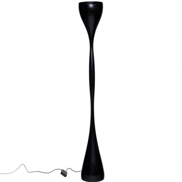 VIBIA MODELO JAZZ - Lámpara de pie diseñada por Diego Fortunato en poliuretano color negro del siglo XX.