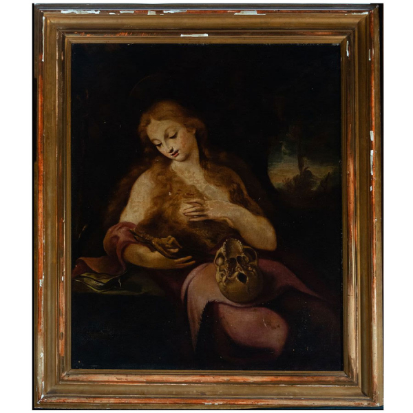 "Magdalena Penitente" Escuela Cordobesa del siglo XVIII, círculo de Juan Antonio Frías Escalante.