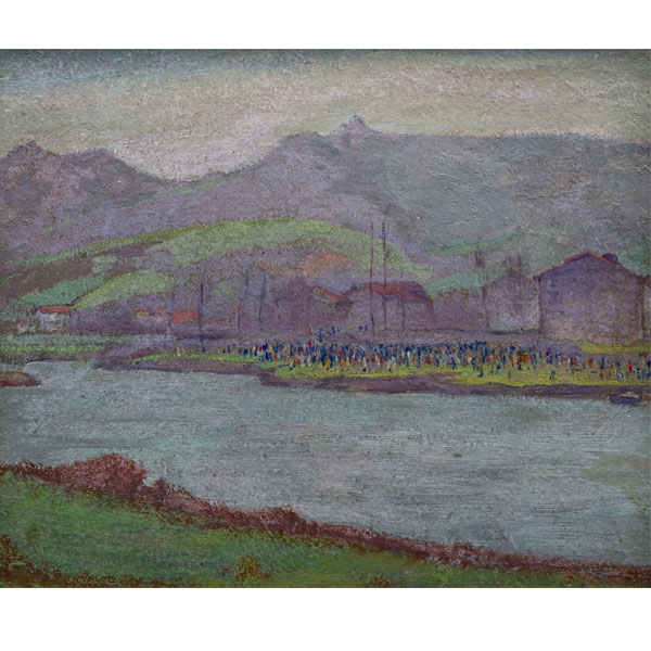 &quot;Romería Vasca&quot;  ENRIQUE NIETO ULIBARRI (Bilbao, 1890-1963)  