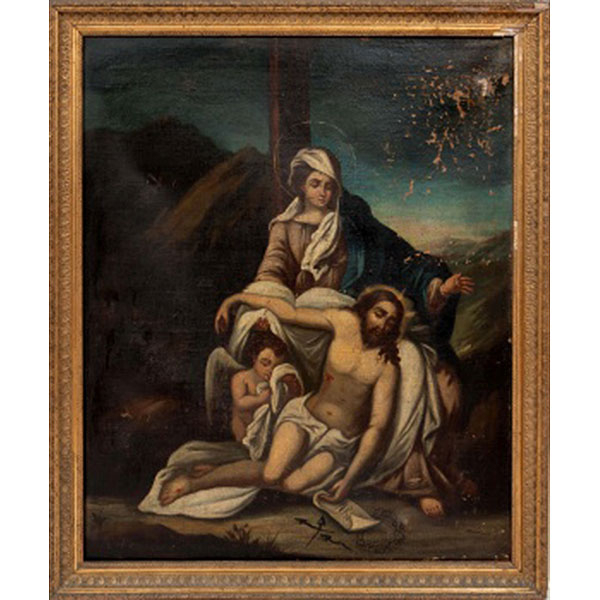 ESCUELA ESPAÑOLA  (S. XVII - S. XVIII) "Piedad"