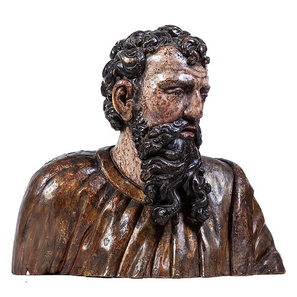 Busto de Santo castellano de ffs.S.XVI