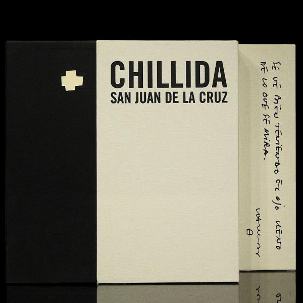 "San Juan de la Cruz" Ilustrado por Eduardo Chillida, 2007.  Edición única y numerada de 998 ejemplares, siendo este el nº 105