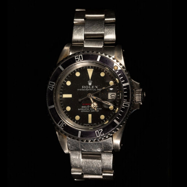 Exclusivo Rolex Oyster Perpetual Date &quot;Submariner&quot; Red Vintage, ref. 1680.