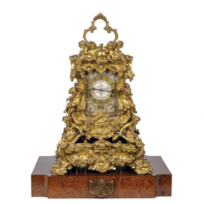 Reloj Santiago James Moore circa 1840. Regalo de boda de la Reina Victoria del Reino Unido a Isabel II de España y Francisco de Asis de Borbón por su enlace en 1846.