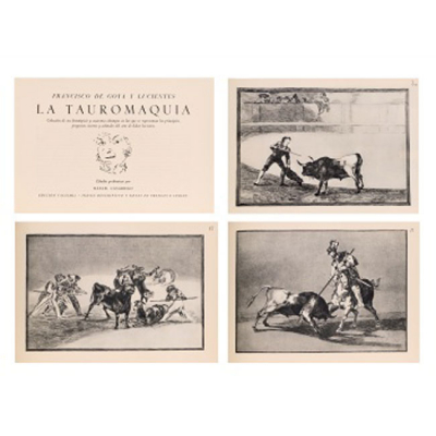 La tauromaquia de Francisco Goya y Lucientes. Madrid, 1965.  