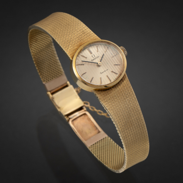 Omega, Reloj de dama en oro amarillo de 18 kt. 