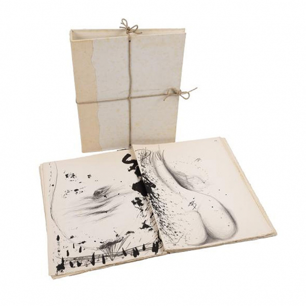 Joan Brossa.   &quot;NOVEL·LA&quot; B.: Sala Gaspar, 1965.  31 litografías de Antoni Tàpies.