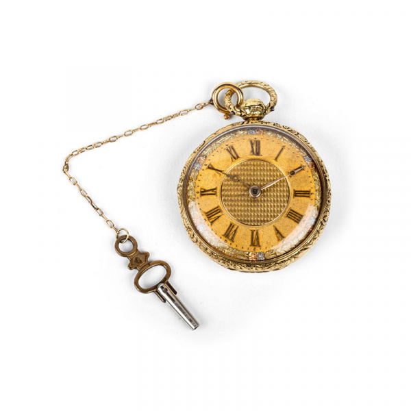 Delicado reloj lepine inglés, nº 2048, en una bella caja de oro original