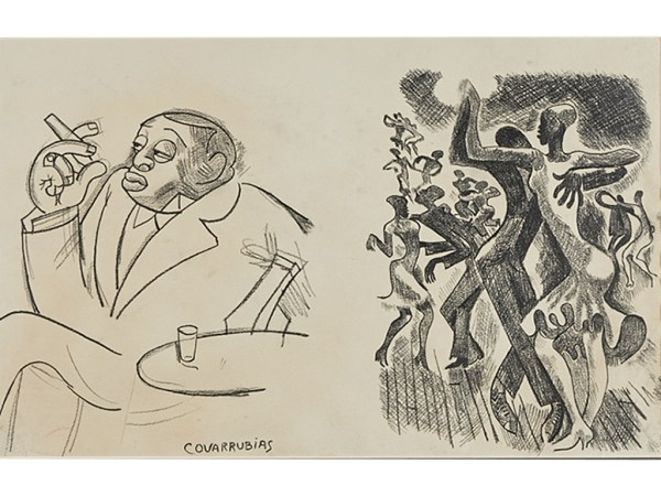 Miguel Covarrubias – The Lindy Hop – Lápiz