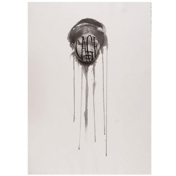 Jaume Plensa. &quot;Arcano (2007)&quot;. Aguafuerte y litografía sobre papel Somerset. Firmado 