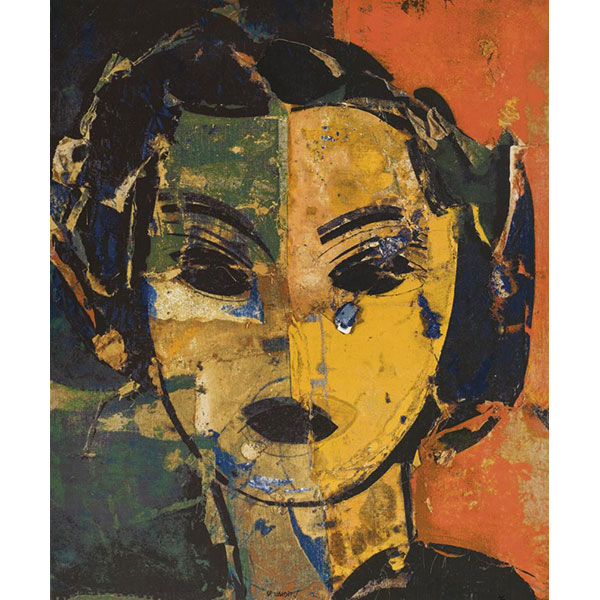 MANOLO VALDÉS (1942) &quot;Matisse como pretexto (2001)&quot;. Serigrafía sobre lienzo.
