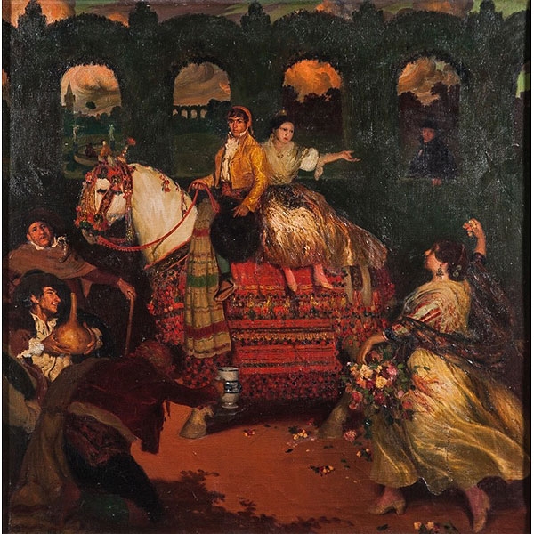 Bartolomé Mongrell Valencianos a caballo