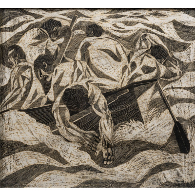 &quot;Remeros&quot;  Juan Ramón Luzuriaga (Bilbao, 1938) 