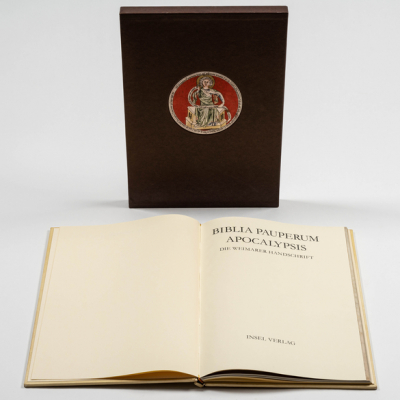Facs&iacute;mil Biblia Pauperum Apocalypsis Die Weimarer Handschrift Insel Verlag. 1977.  