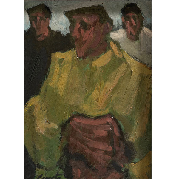 "Pescadores "  IGNACIO CRUCETA (Bilbao, 1945-1993)
