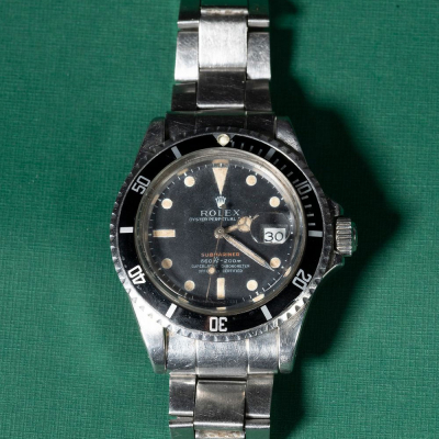 Reloj ROLEX mod. Oyster Perpetual Date Submariner Red, Superlative Chronometer Officially Certified. Ref. 1680. Año 1972