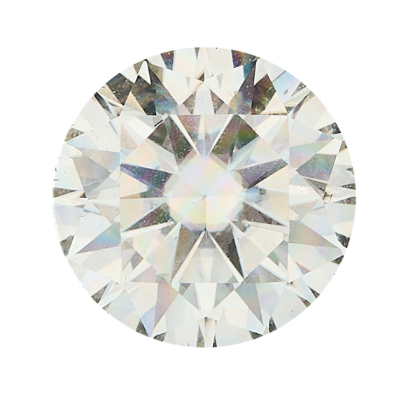 Diamante talla brillante encapsulado.