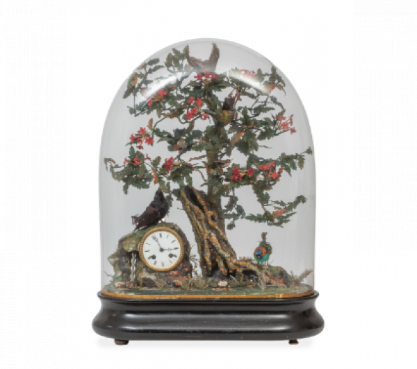 Reloj autómata de sobremesa Napoleón III Francia S. XIX. 