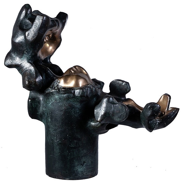 Pablo Serrano Aguilar (Crivillén, 1908 - Madrid,1985) "Hipopotamus rinoceronte"