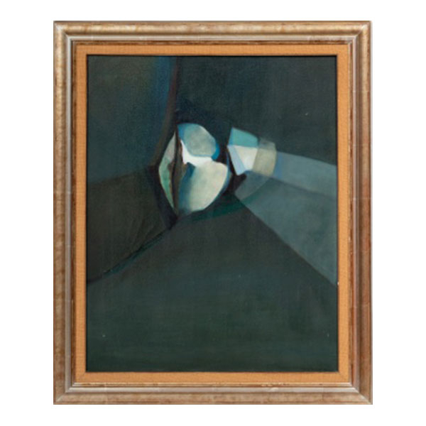 MARIA PAZ JIMÉNEZ   (Valladolid 1911 - San Sebastián 1975)  "Colisión "  Firmado: Maria Paz Jiménez