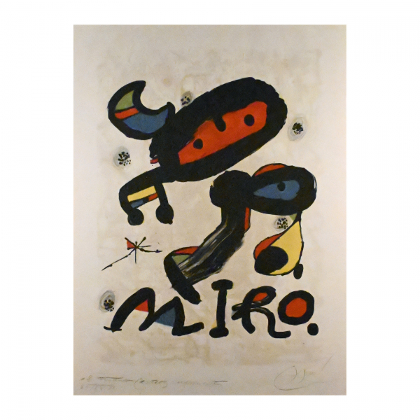 Joan Miró i Ferrà (Barcelona, 1893-Palma de Mallorca, 1983).  Miró, Museo de Arte Moderno de México.  Litografía 