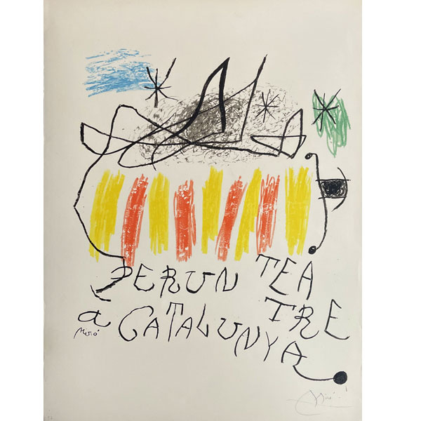 Joan Miró: &quot;Per un Teatre a Catalunya&quot; P.A.