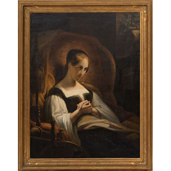 ESCUELA FRANCESA    (S. XIX) &quot;Margarita de Fausto&quot;