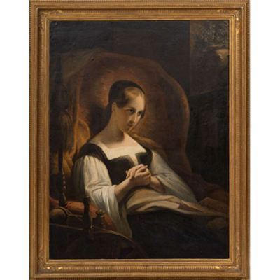 ESCUELA FRANCESA    (S. XIX) &quot;Margarita de Fausto&quot;