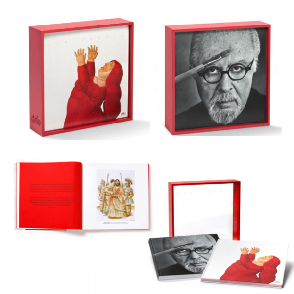 Fernando Botero (V&iacute;a Crucis). Libro de artista con 34 dibujos.