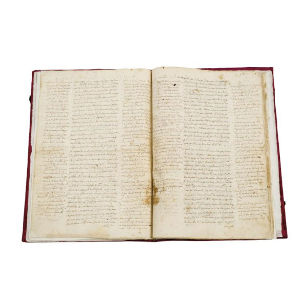 Luis de Ulloa Pereira. Manuscrito original 1629. "DISCURSO SOBRE LA PROHIBICI&Oacute;N DE LAS COMEDIAS..."