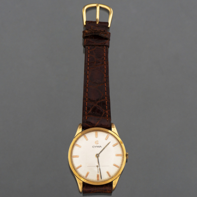 CYMA Reloj de pulsera de caballero en oro amarillo de 18kt. 