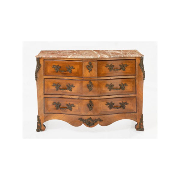 Cómoda en madera de caoba Época Napoleón III. Francia.