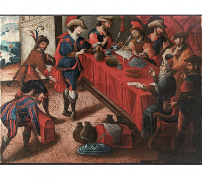 ESCUELA ANDINA, POTOS&Iacute;- BOLIVIA, SIGLO XVIII El pago de tributos