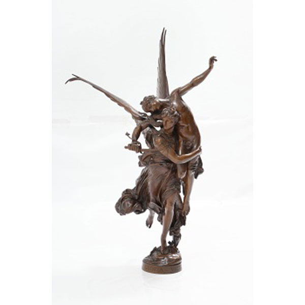 ANTONIN MERCIÉ  (1845 - 1916) "Gloria Victis" Firmado: A. Mercié