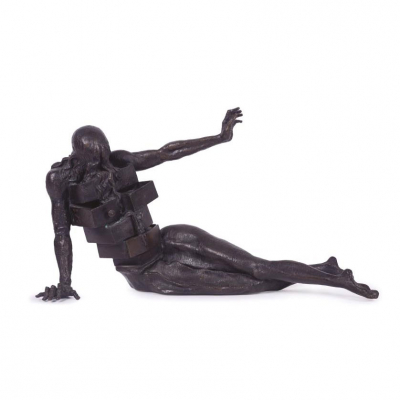 Salvador Dal&iacute;. "Le cabinet anthropomorphique (1982)". Escultura realizada en bronce patinado. Firmada y numerada (9/330). 