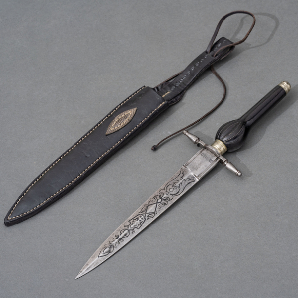 Cuchillo de taco "Alemán" firmado "SOLINGUEN" del siglo XIX