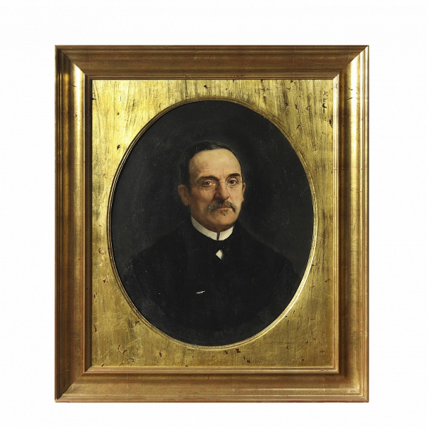 Vicente Borrás y Mompó (c.1837-1903) "Retrato", 1884. 