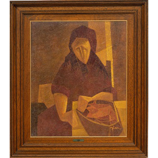 PIERRE  LABADIE "PIER"  (1950-2019) "Angele" Firmado: Pier