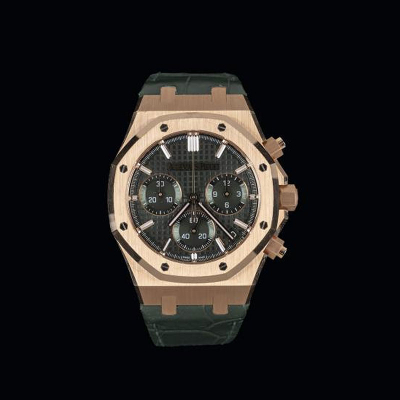 Reloj de pulsera para caballero AUDEMARS PIGUET, modelo Royal Oak, realizado en oro rosa de 18 K.