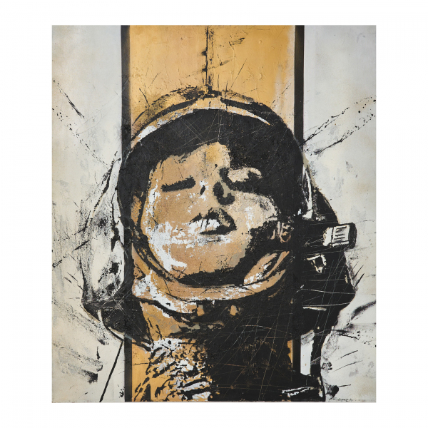 White Rabbit. Ricardo López Ioannoni (Teramo, Italia, 1978) Space of mind. Técnica mixta sobre tela.