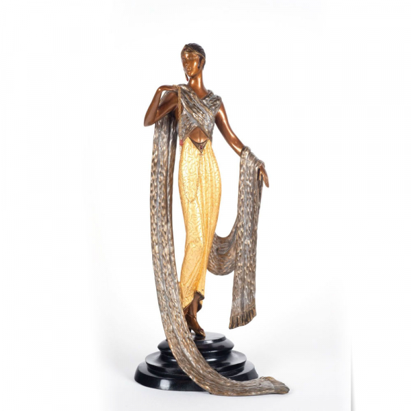 "Je l'Aime", importante figura de Dama Art Déco, Romain de Tirtoff", edición 44/500. 