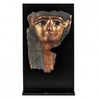 Máscara de monia egipcia Periodo Ptolemaico. Inicios del Periodo Romano, c. 50 a.C.-50 d.C.