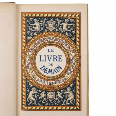 Albert de ROCHAS &quot;LE LIVRE DE DEMAIN&quot; S.l.: s.i.[Raoul Marchard], 1884.